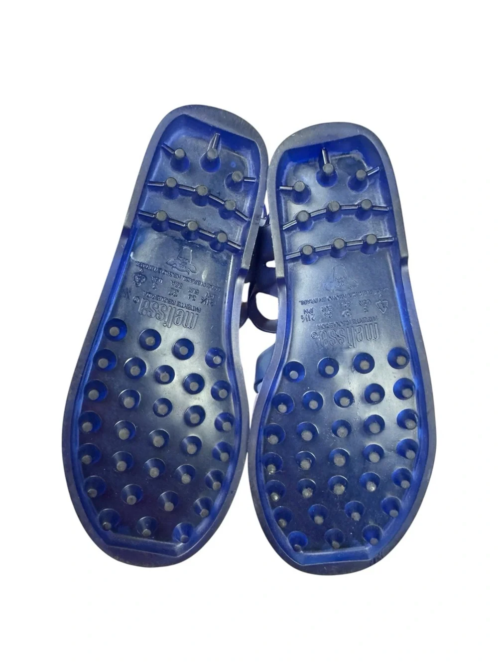 Mel by Melissa jelly sandals size 3 in blue
